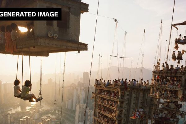 The artist creating mind-bending images of an alternate Hong Kong through AI