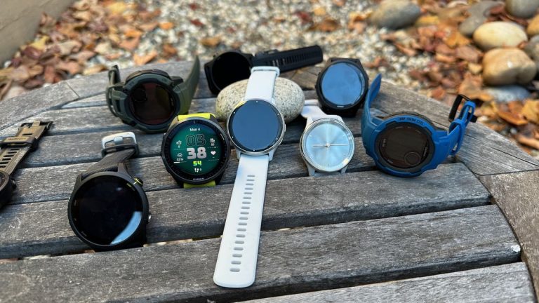 Garmin watches would break, displaying a blue triangle