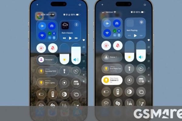 iOS 26 beta 2 tones in the liquid glass effect