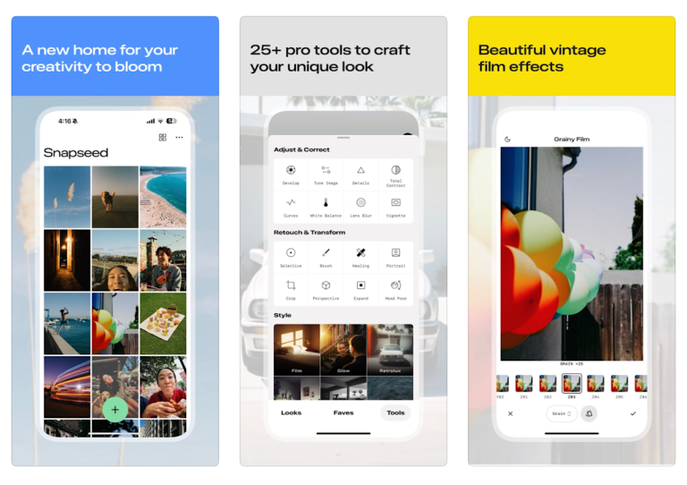 Google has completely redone its iOS snapseed photo editor