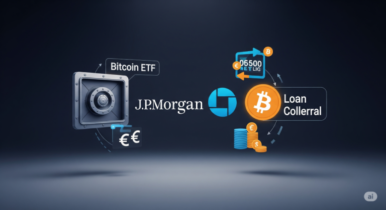 JPMorgan Chase to accept Bitcoin ETF as a loan guarantee in a major cryptography change