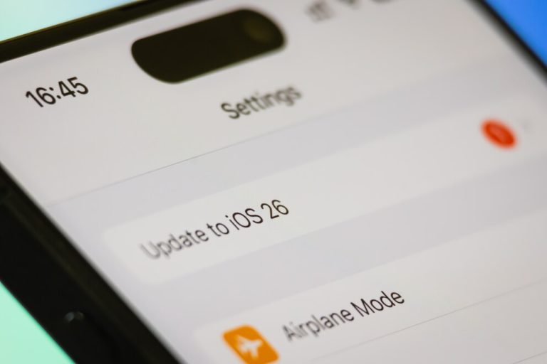 After updating iOS 26 – Apple Downragrad to old version