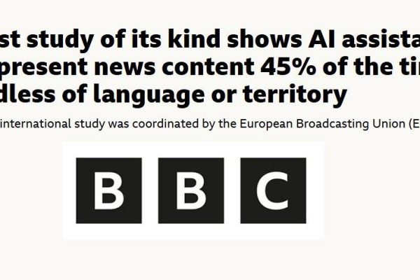 BBC Finds That 45% of AI Queries Produce Erroneous Answers – JOSH BERSIN