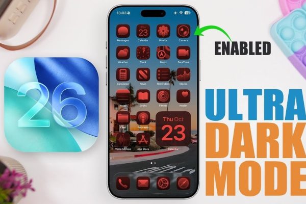 How to Enable Ultra Dark Mode on iOS 26